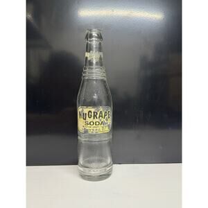 Nugrape Vintage Soda Bottle 8oz